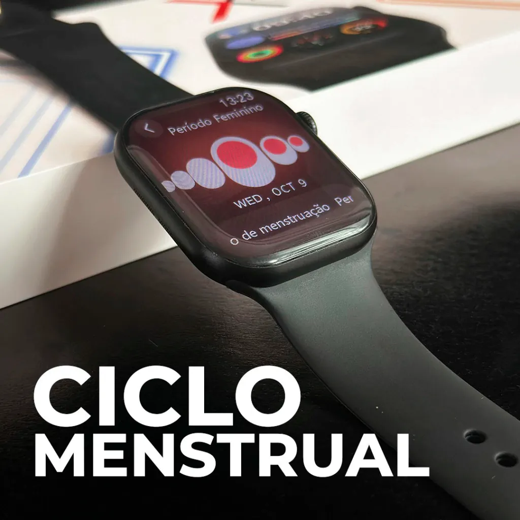 Microwear S10 Pro 2.1" - Com Chat GpT e Controle por voz Estilo Siri + Case de Proteção